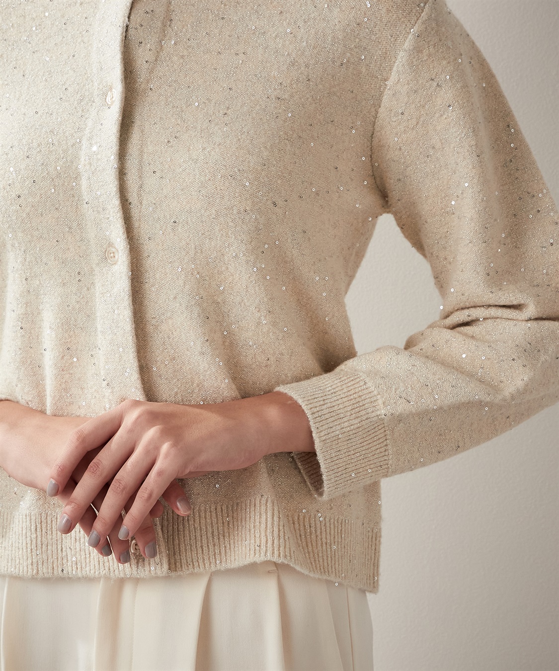 LE SOUK HOLIDAY スパンコール ニットカーディガン_sub_18