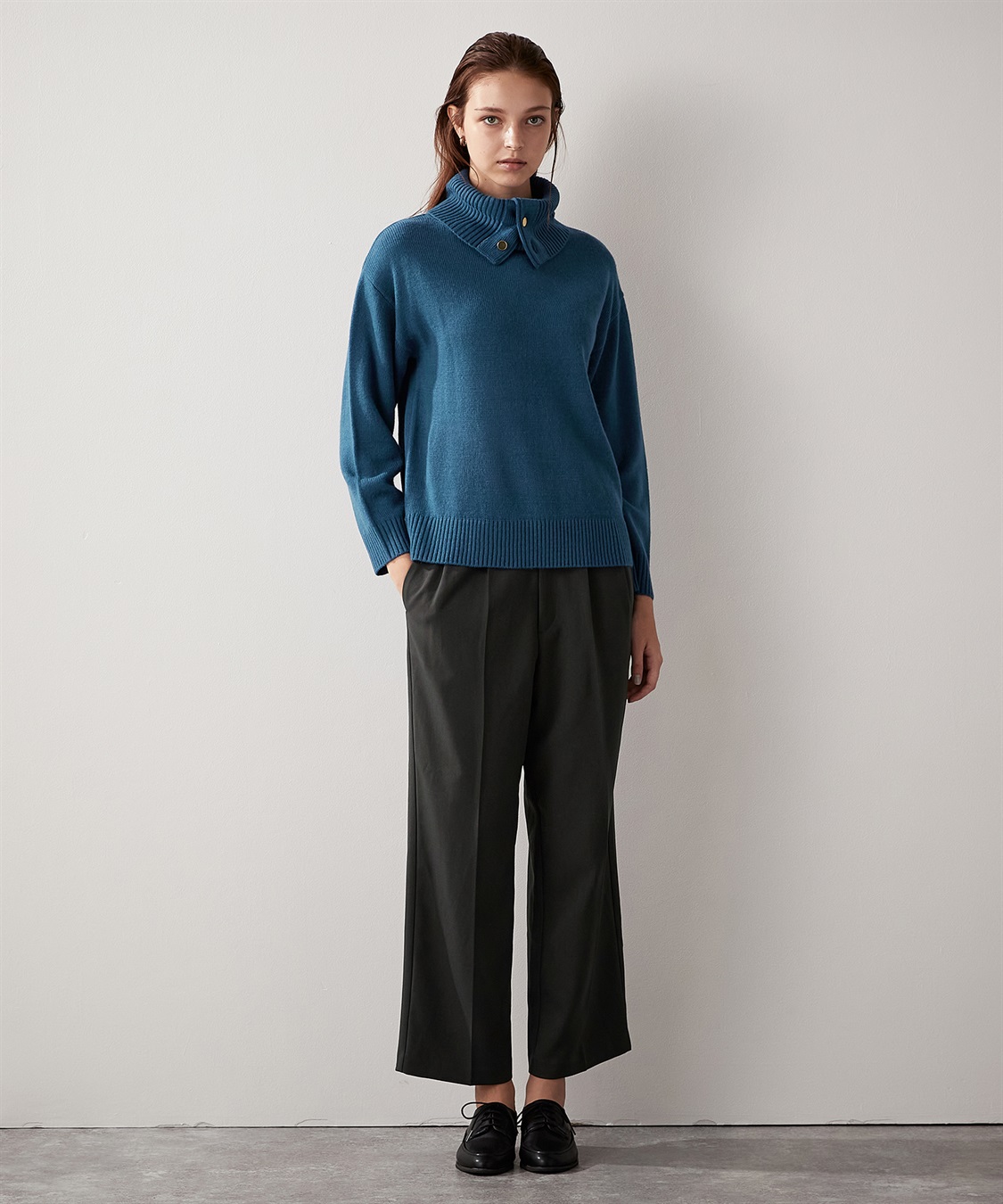 LE SOUK HOLIDAY 金ボタン タートルネック ニットプルオーバー_sub_19