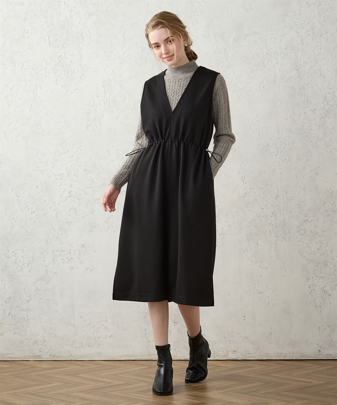 LE SOUK HOLIDAY ケーブルニット ハイネックプルオーバー_sub_24