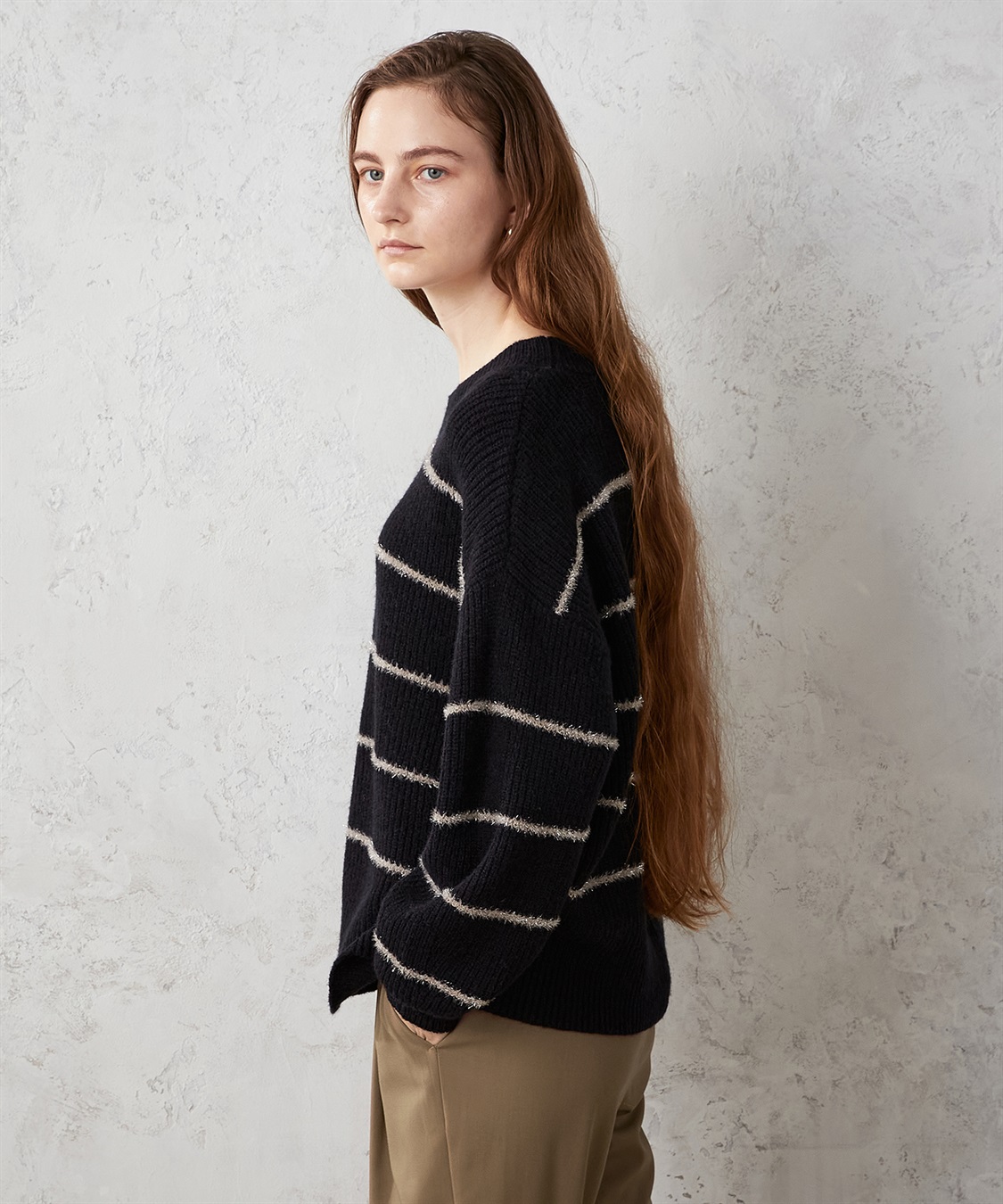 LE SOUK HOLIDAY ボーダーニットプルオーバー_sub_3