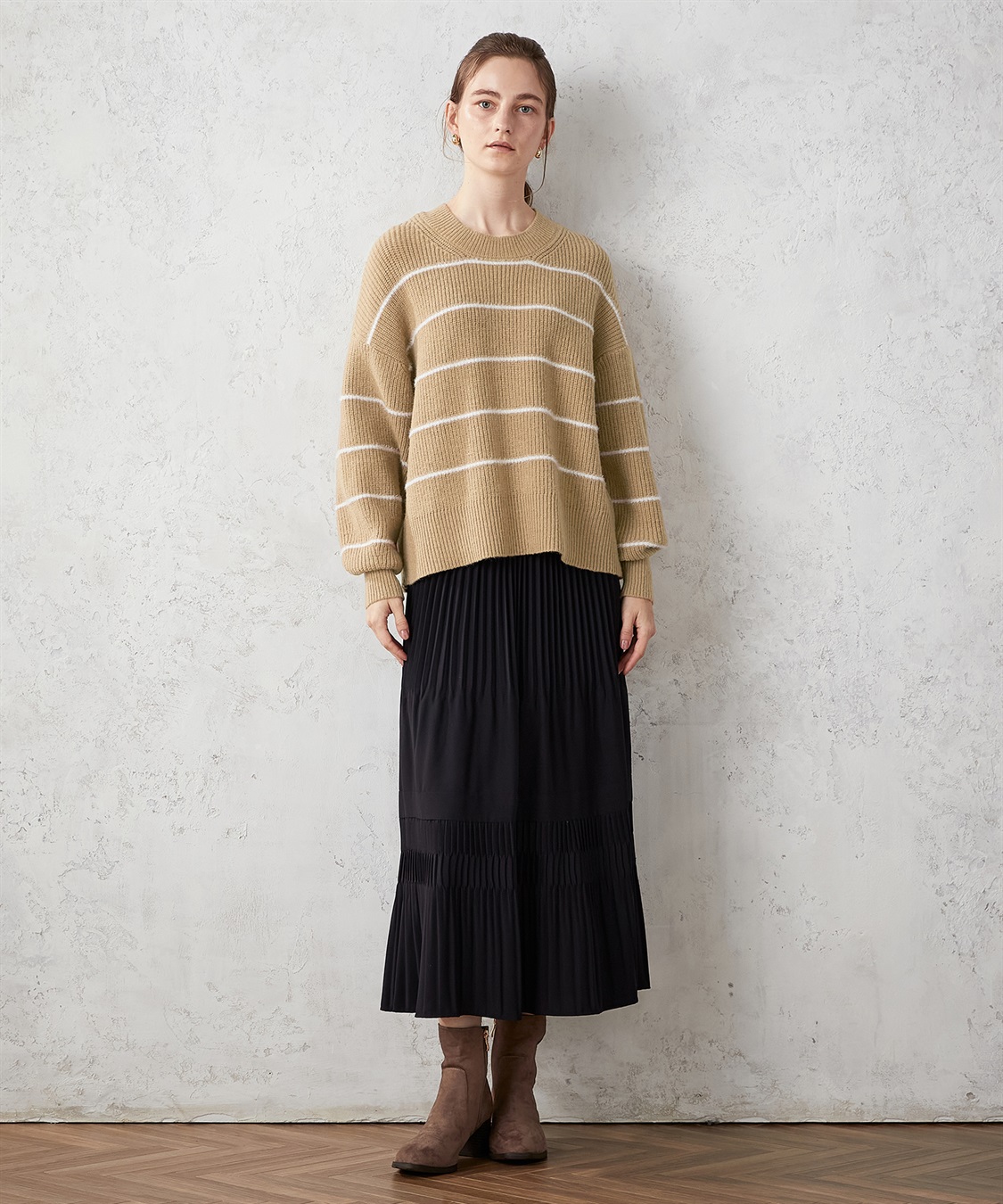 LE SOUK HOLIDAY ボーダーニットプルオーバー_sub_15