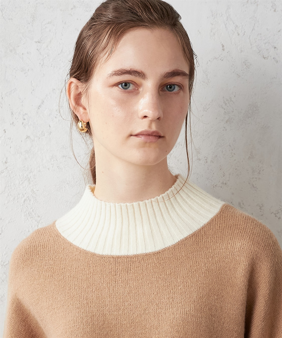 配色リブ ニットプルオーバー LE SOUK HOLIDAY｜クロスプラス公式通販