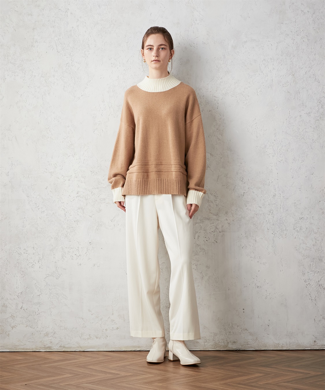 LE SOUK HOLIDAY 配色リブ ニットプルオーバー_sub_9