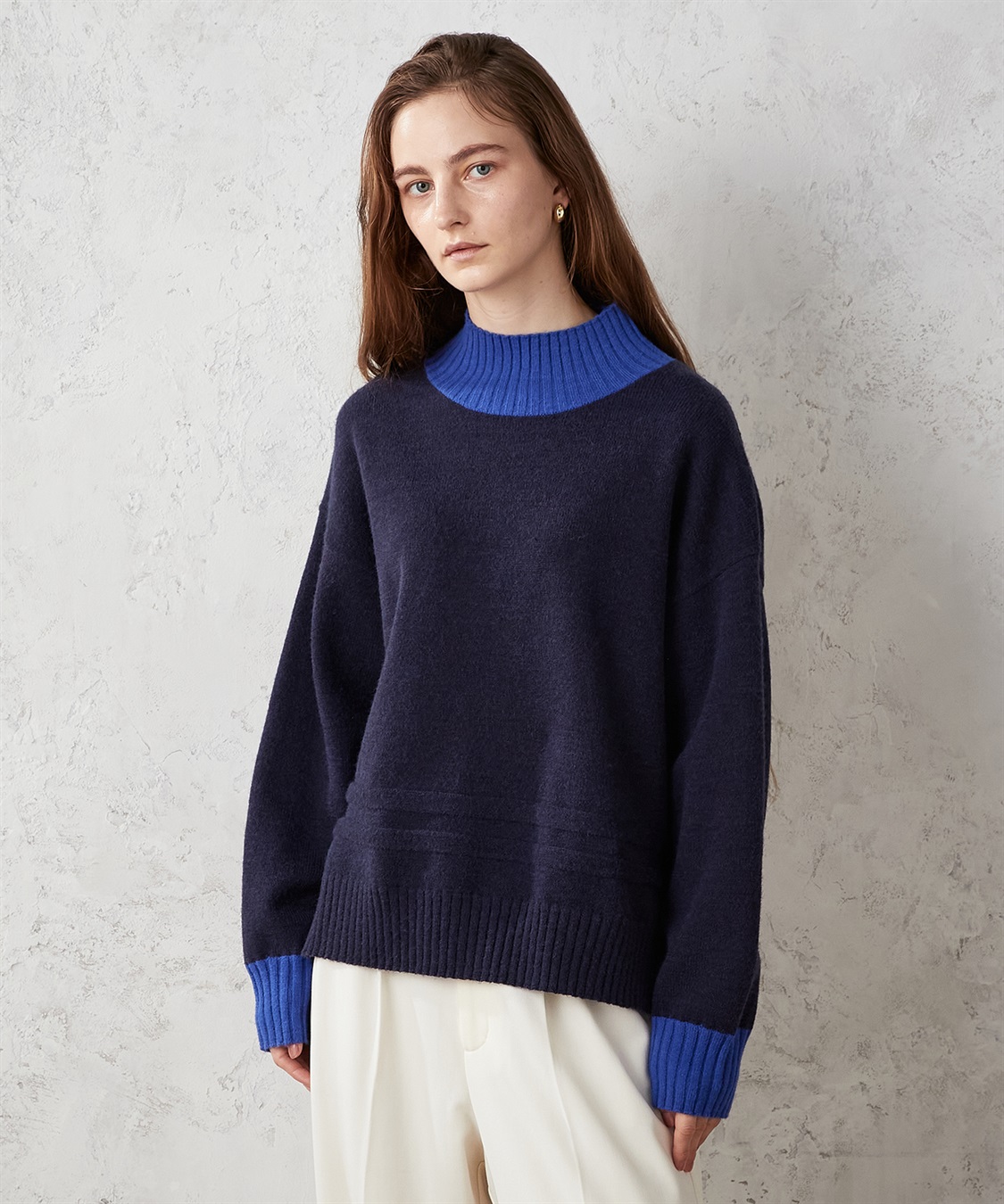 LE SOUK HOLIDAY 配色リブ ニットプルオーバー_sub_16