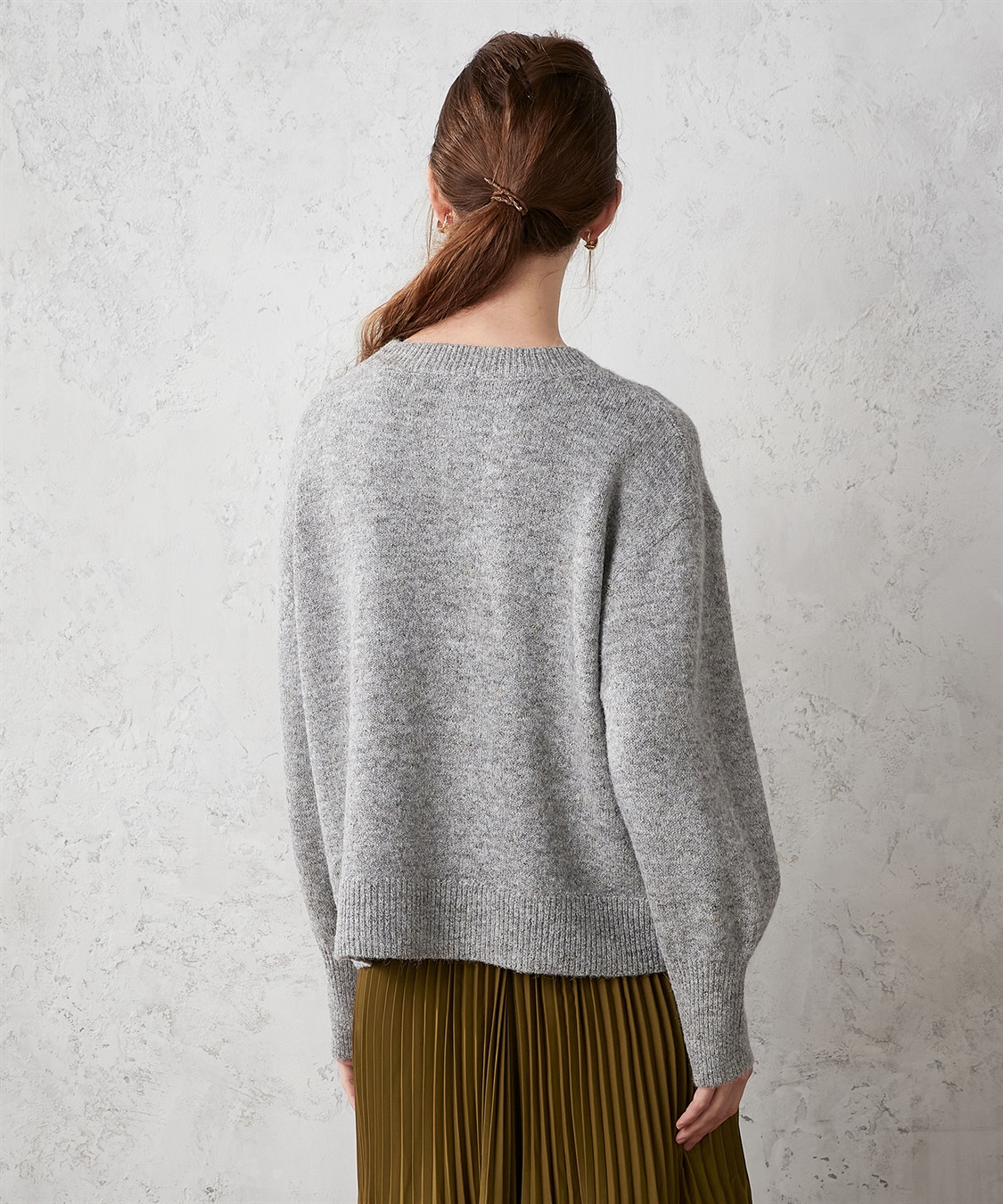 DECEMBER MAY グレー セーター　Ｌ DECEMBER MAY グレー セーター L DECEMBER MAY グレー セーター L