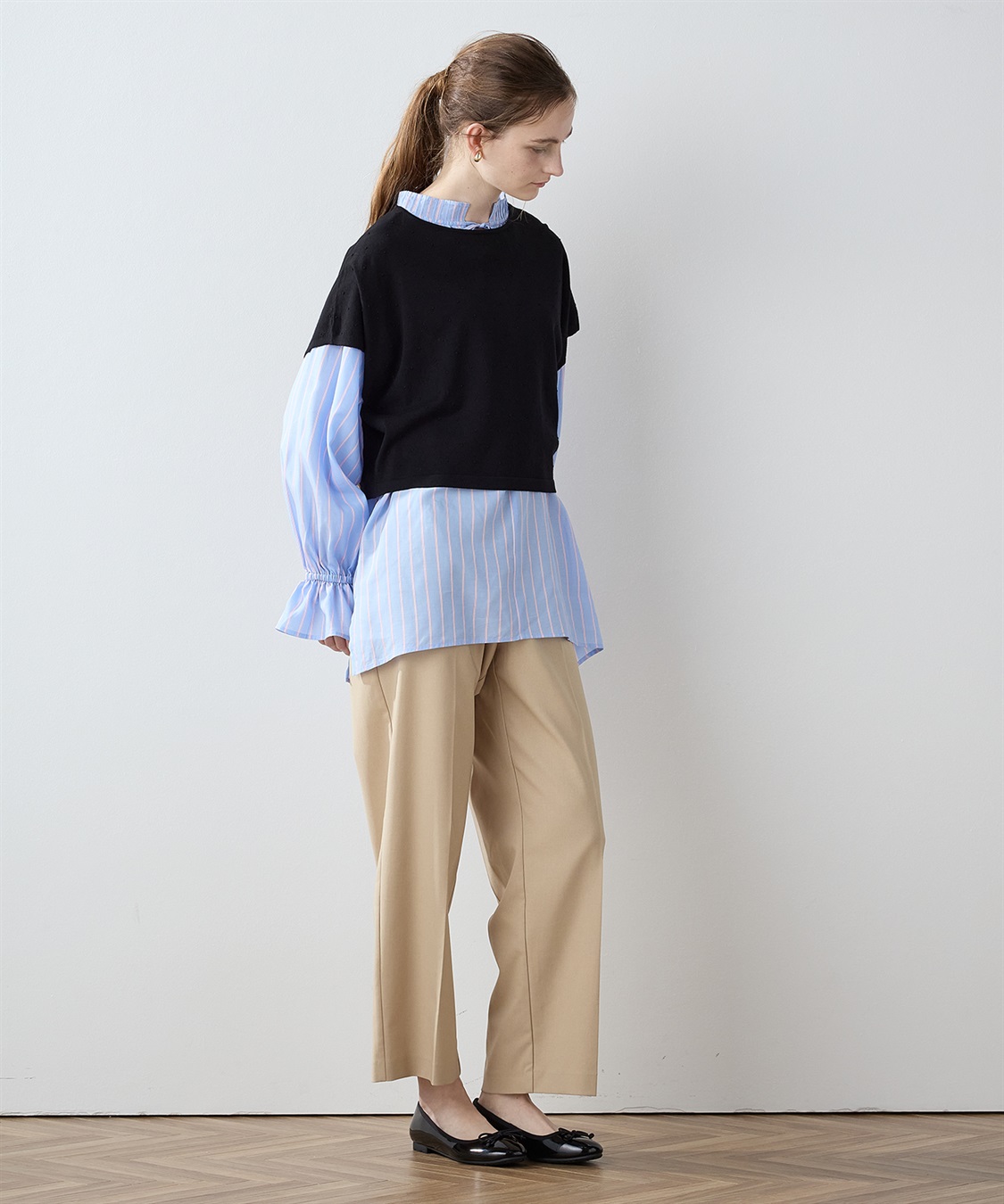 LE SOUK HOLIDAY ドットジャガード ニットベスト_sub_15