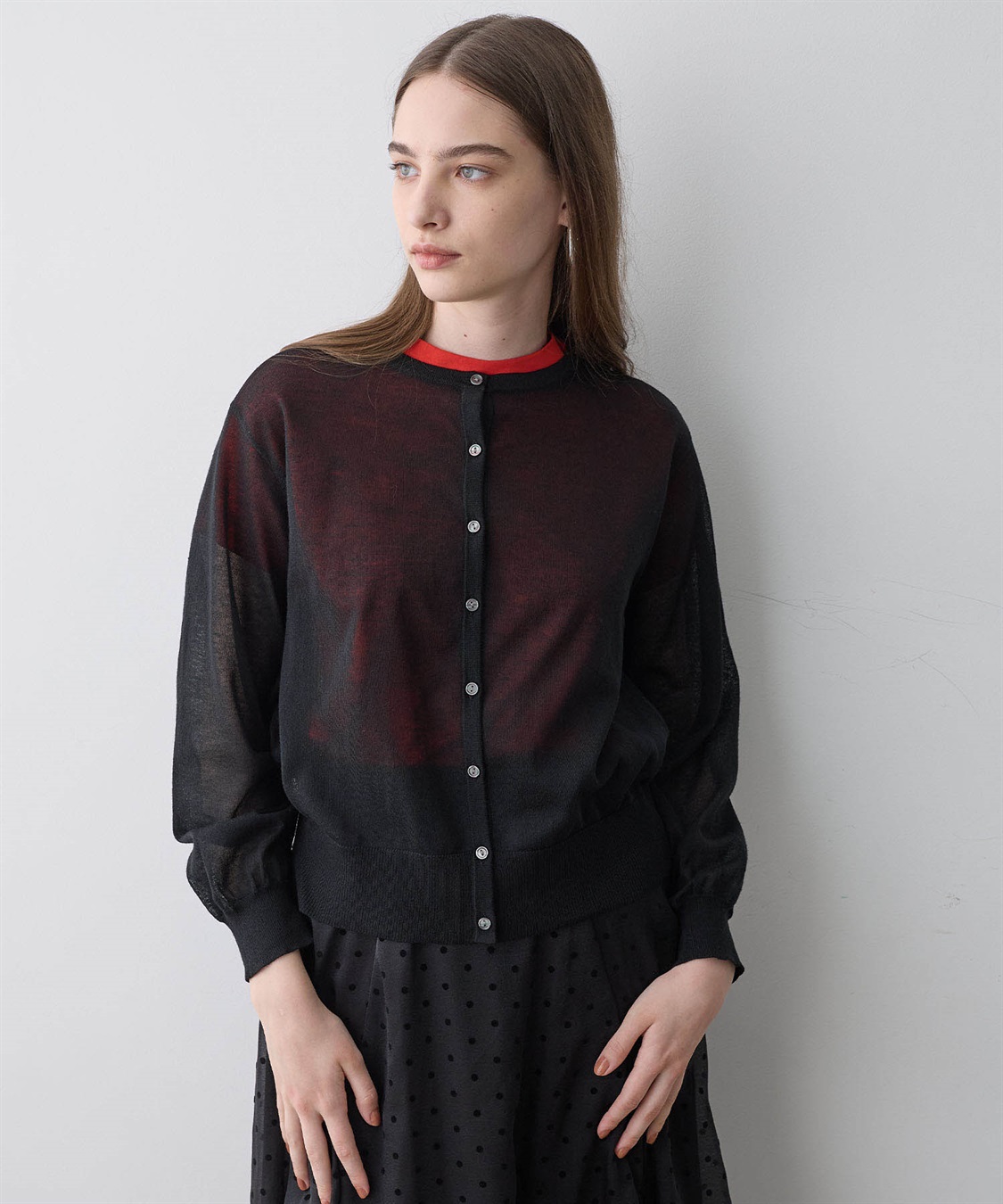 LE SOUK HOLIDAY シアーカーディガン_sub_4