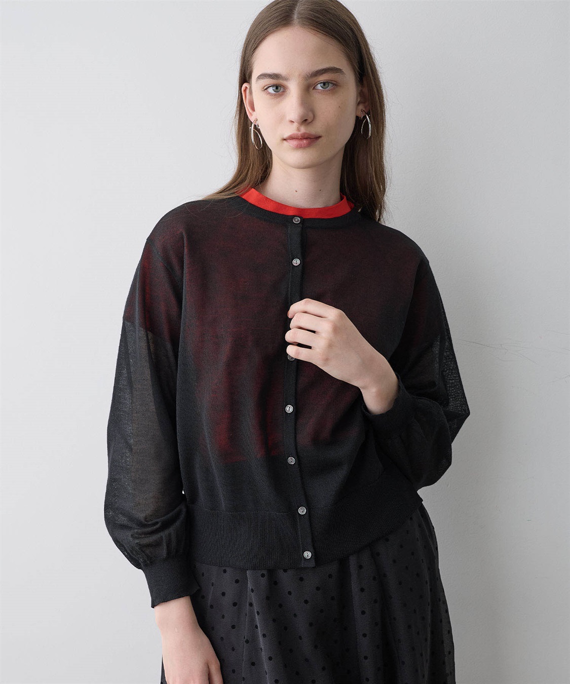 LE SOUK HOLIDAY シアーカーディガン_sub_5