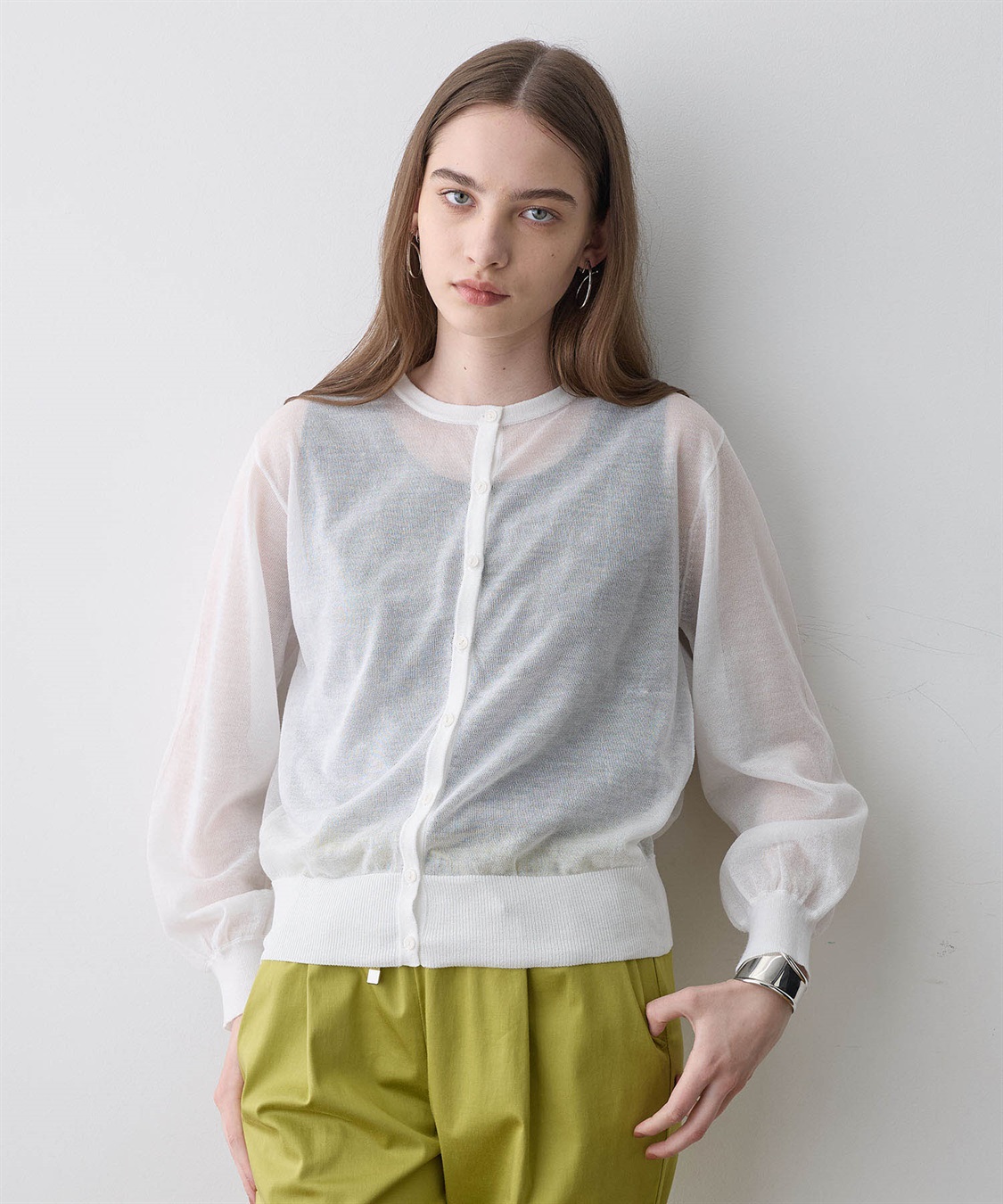 LE SOUK HOLIDAY シアーカーディガン_sub_6