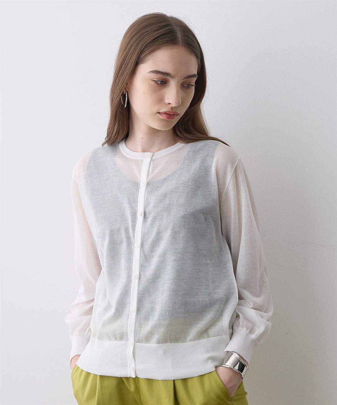 LE SOUK HOLIDAY シアーカーディガン_sub_7