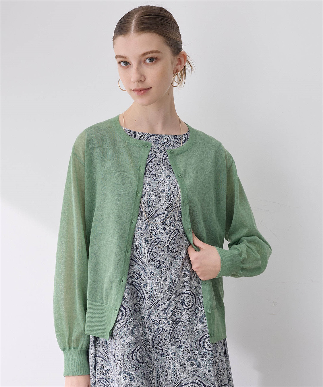 LE SOUK HOLIDAY シアーカーディガン_sub_9