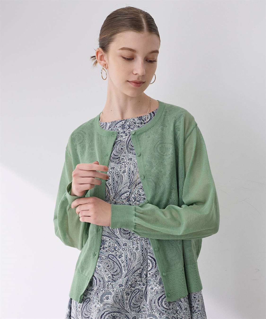 LE SOUK HOLIDAY シアーカーディガン_sub_10