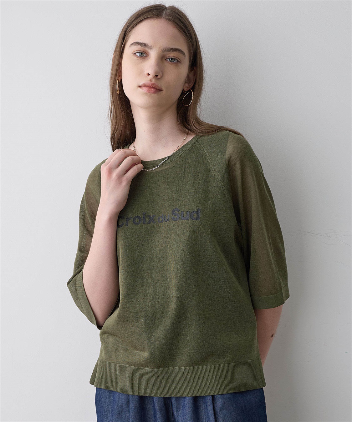 LE SOUK HOLIDAY ロゴニットプルオーバー_sub_1