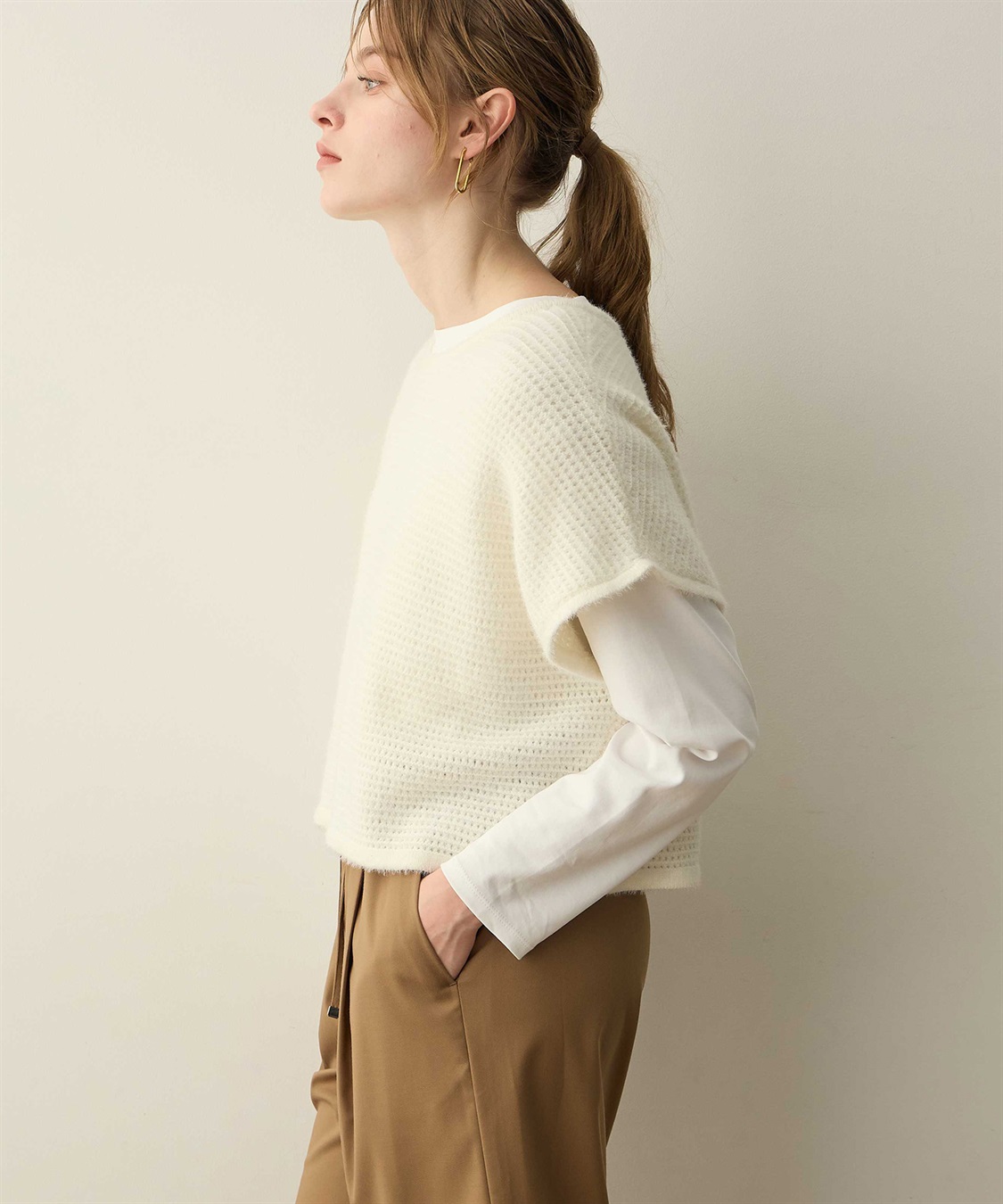 LE SOUK HOLIDAY ラメメッシュベスト_sub_3