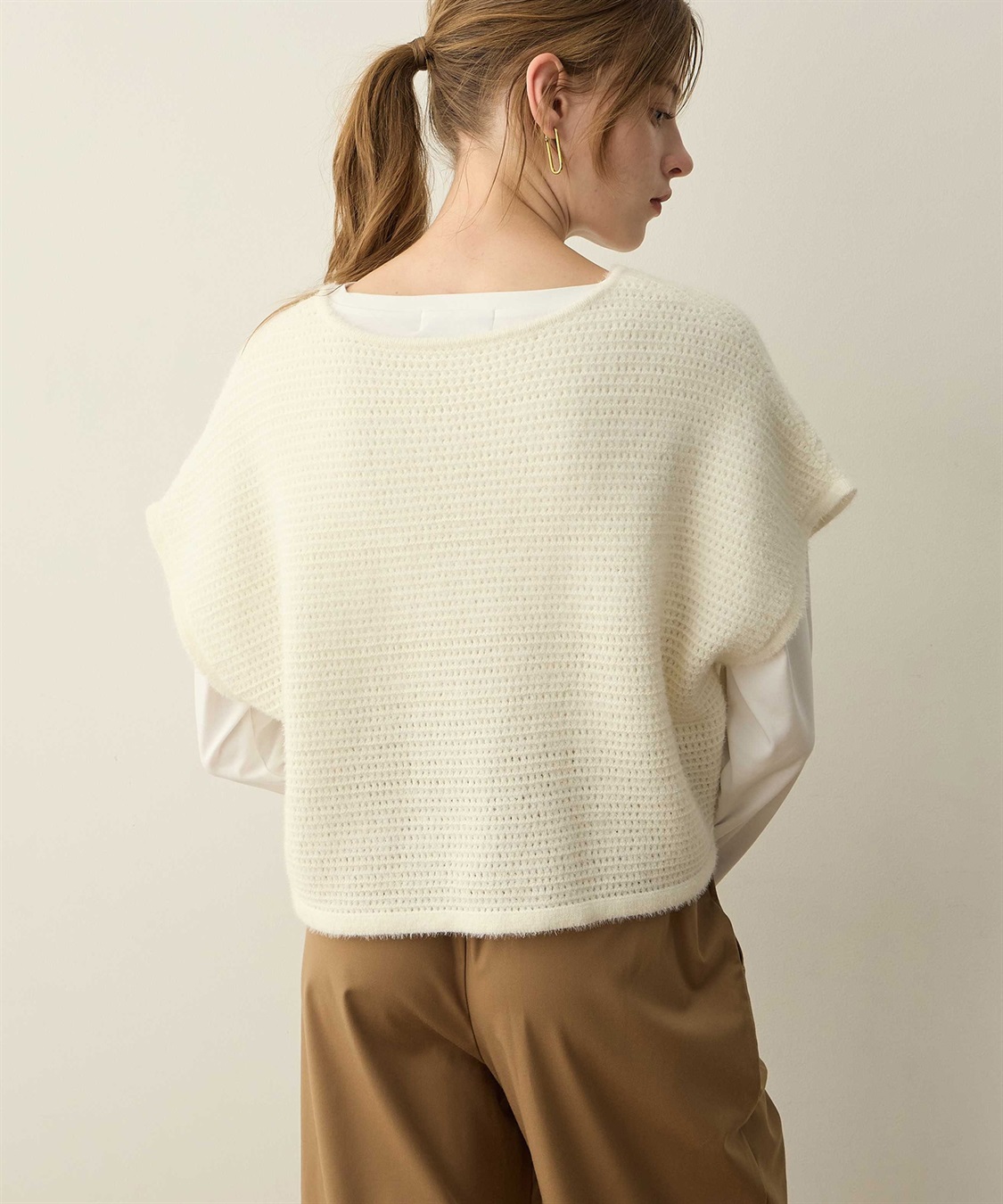 LE SOUK HOLIDAY ラメメッシュベスト_sub_4