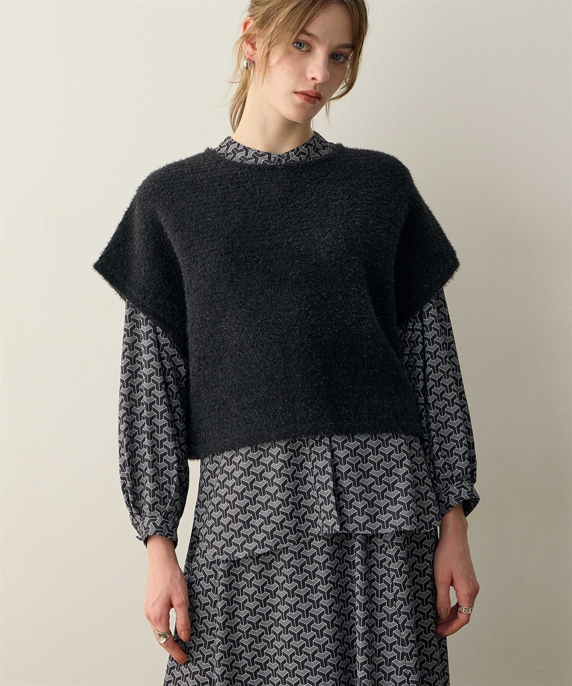 LE SOUK HOLIDAY ラメメッシュベスト_sub_5