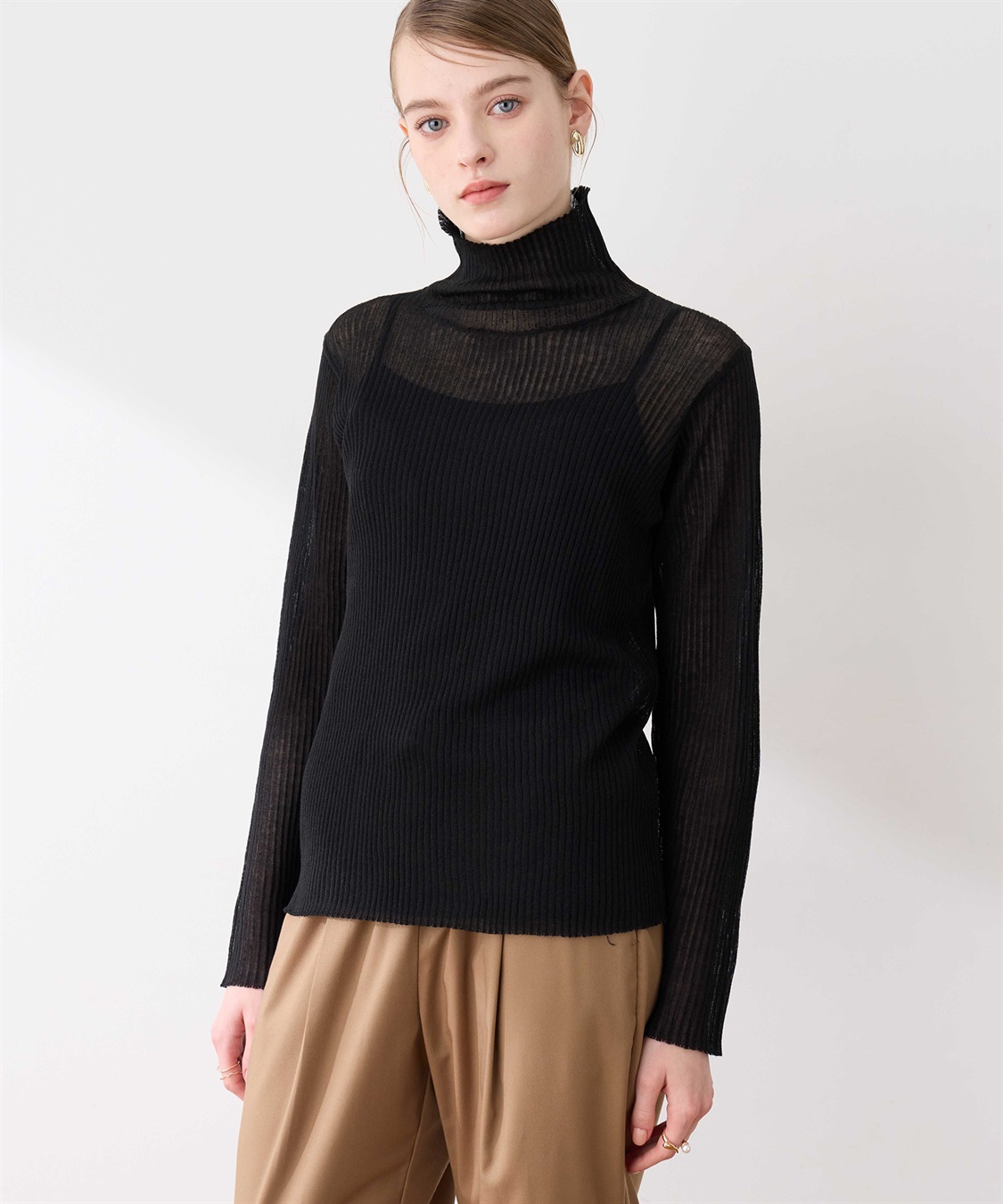 LE SOUK HOLIDAY シアーリブハイネック_sub_1