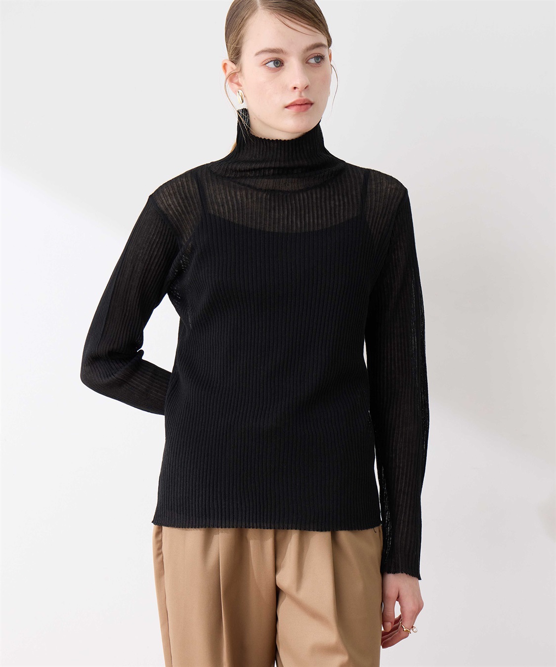 LE SOUK HOLIDAY シアーリブハイネック_sub_2