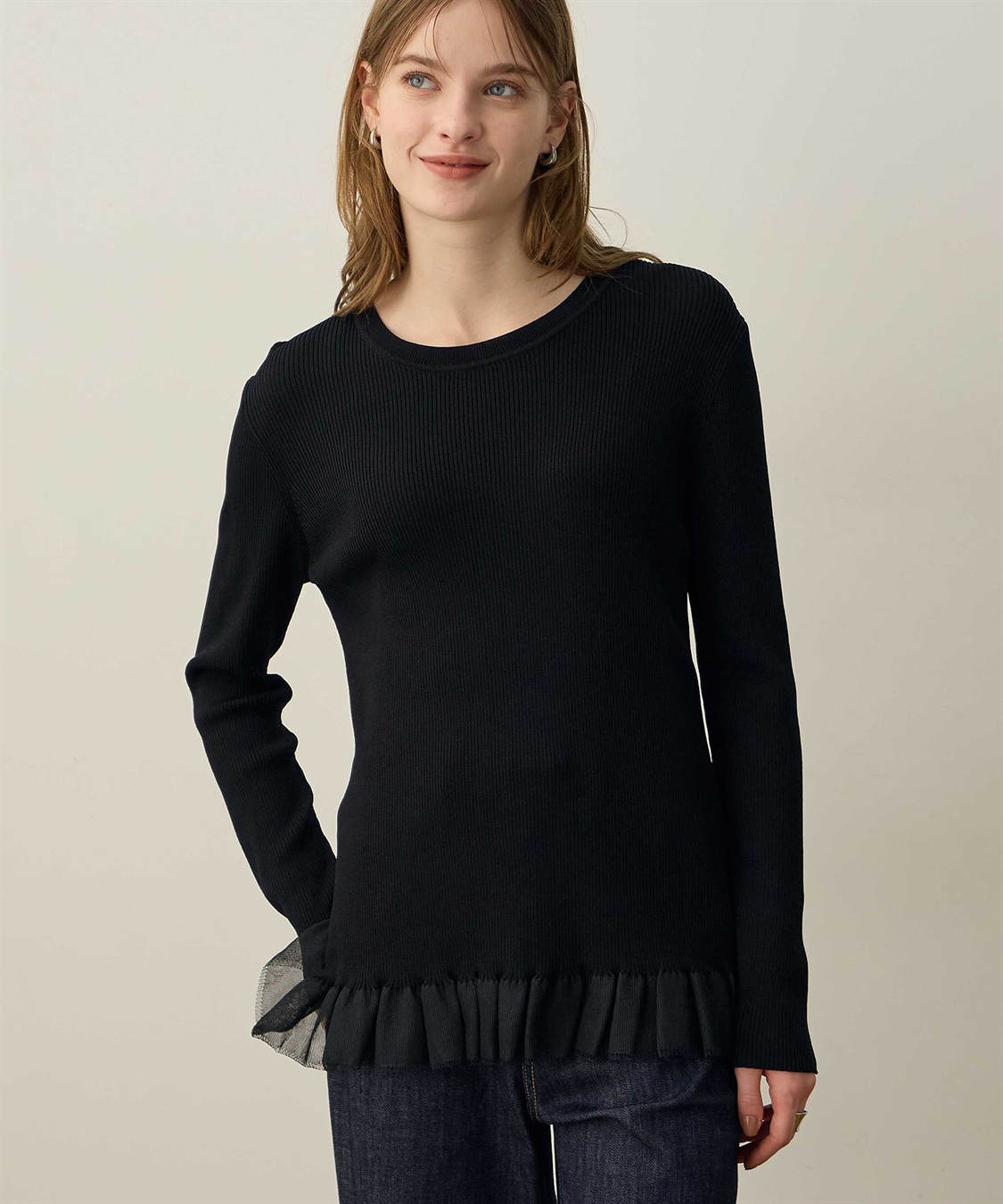 LE SOUK HOLIDAY チュールレイヤードプルオーバー_sub_2