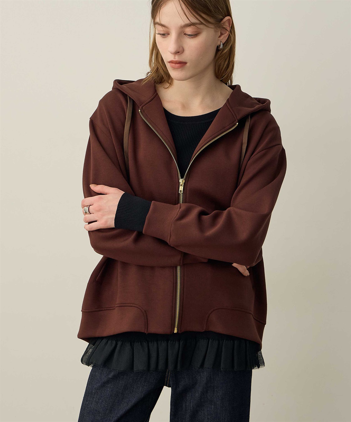 チュールレイヤードプルオーバー LE SOUK HOLIDAY｜クロスプラス