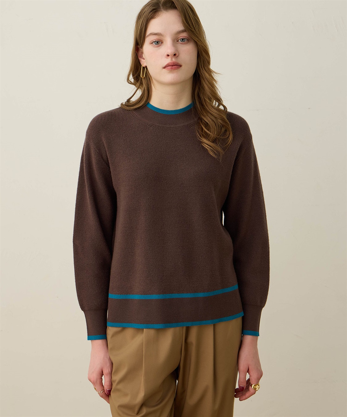 LE SOUK HOLIDAY バイカラーニット_sub_1