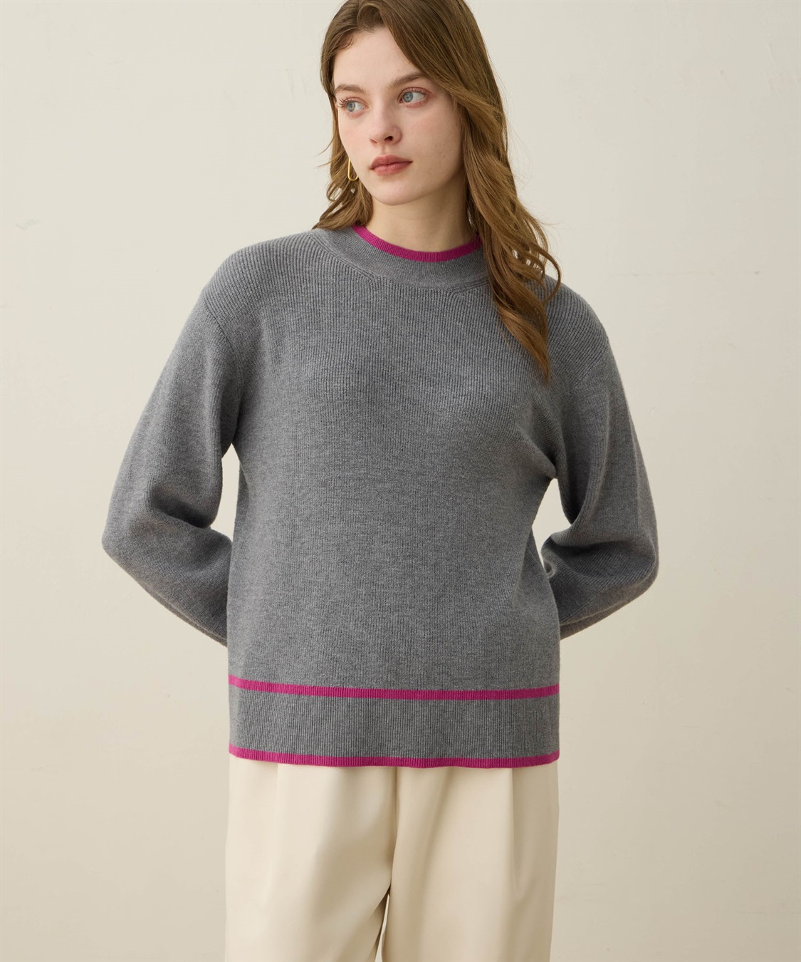 LE SOUK HOLIDAY バイカラーニット_sub_5