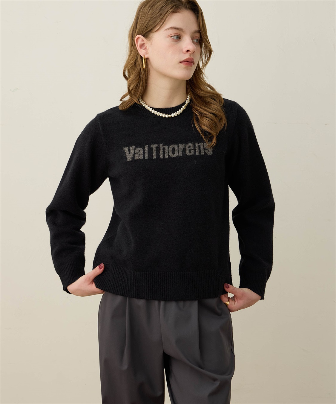 LE SOUK HOLIDAY ロゴニットプルオーバー_sub_5