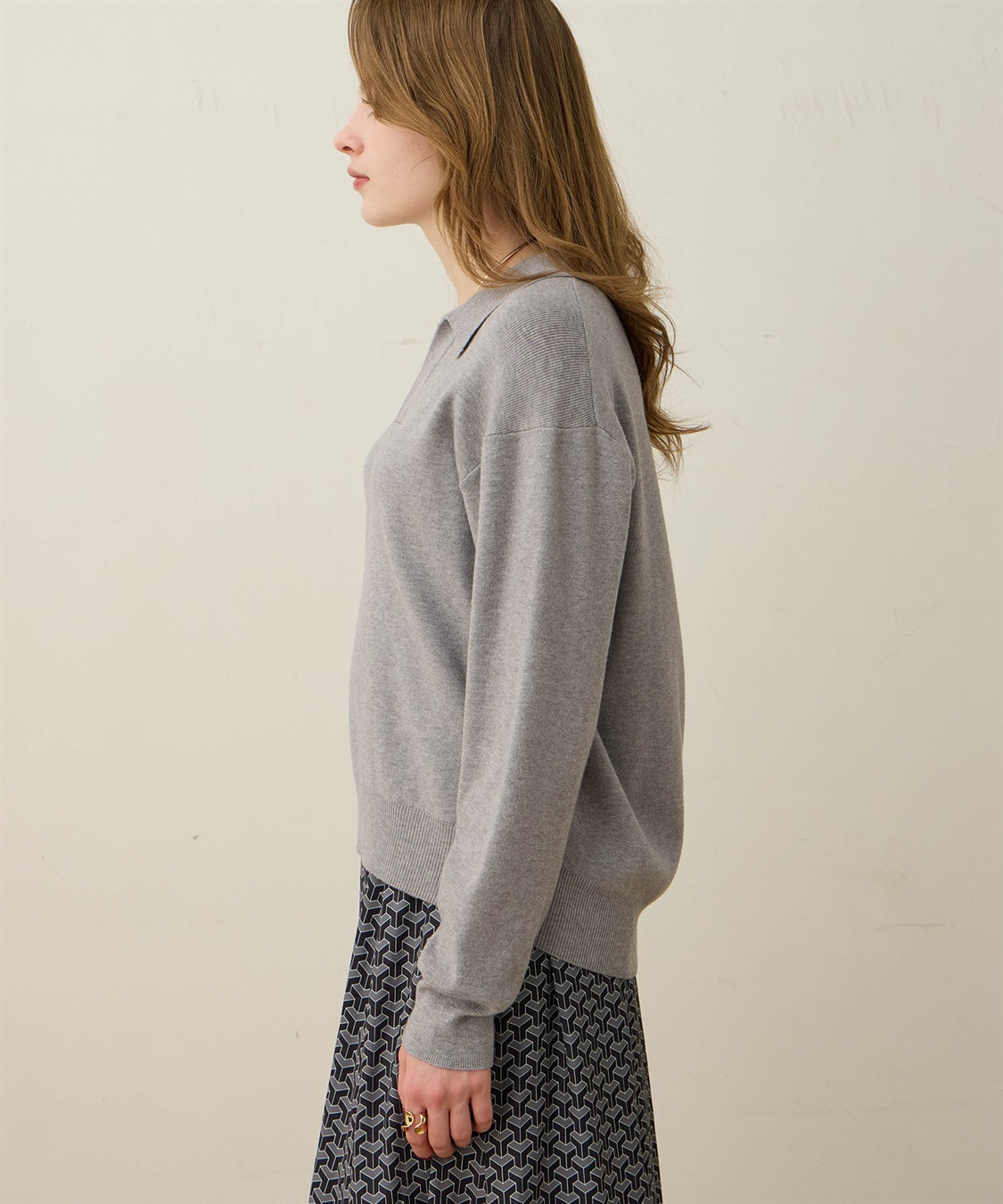 LE SOUK HOLIDAY スキッパーニットプルオーバー_sub_5