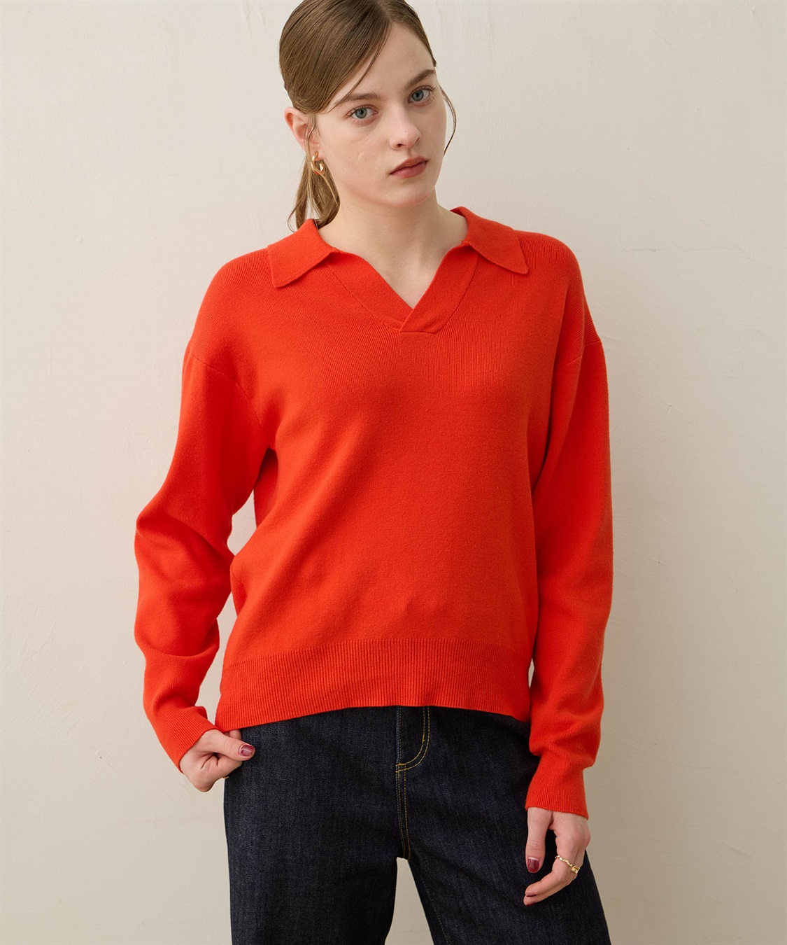 LE SOUK HOLIDAY スキッパーニットプルオーバー_sub_7