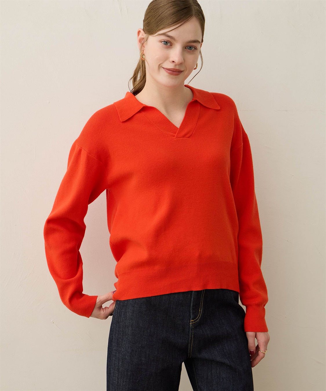 LE SOUK HOLIDAY スキッパーニットプルオーバー_sub_9