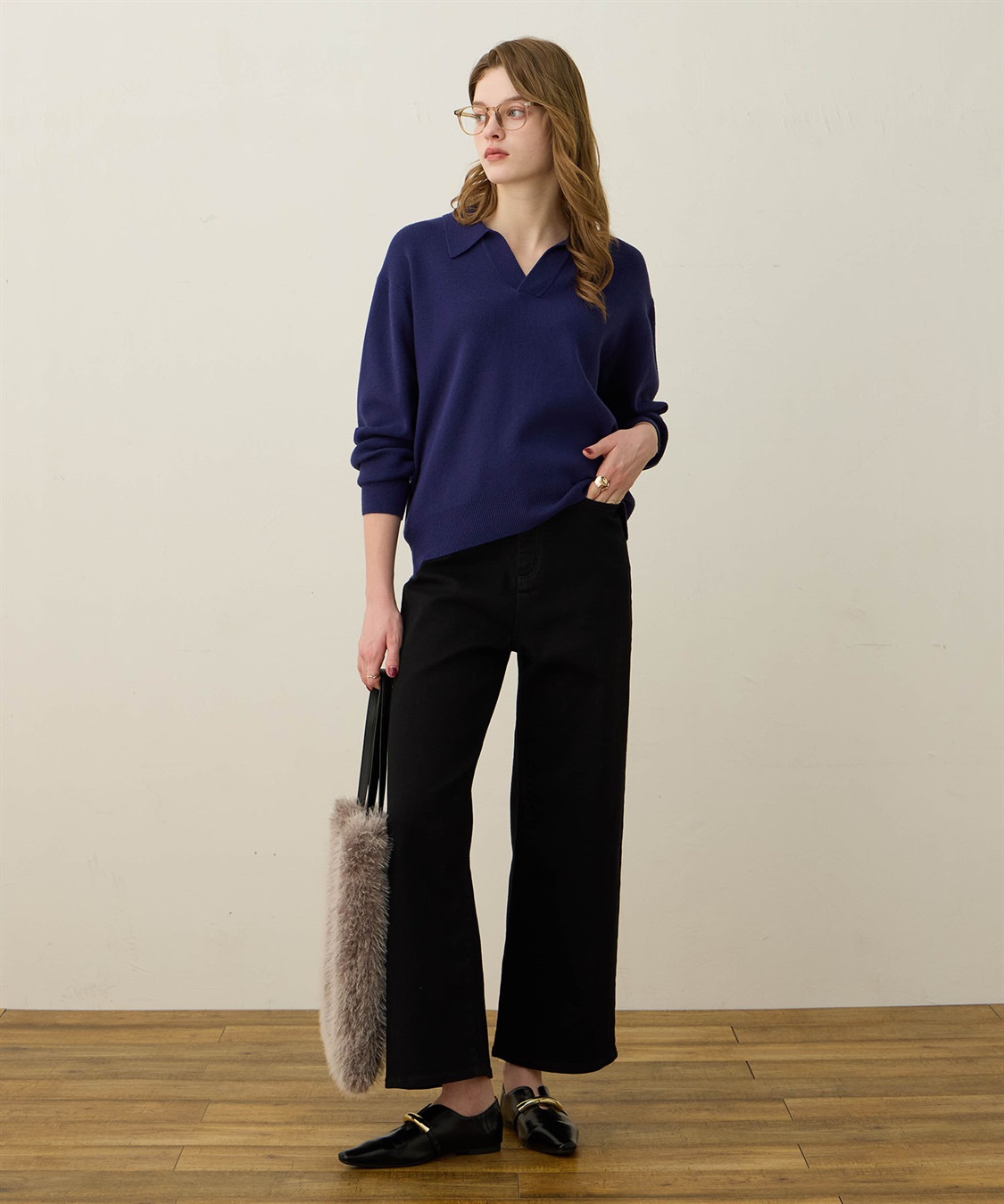 LE SOUK HOLIDAY スキッパーニットプルオーバー_sub_13