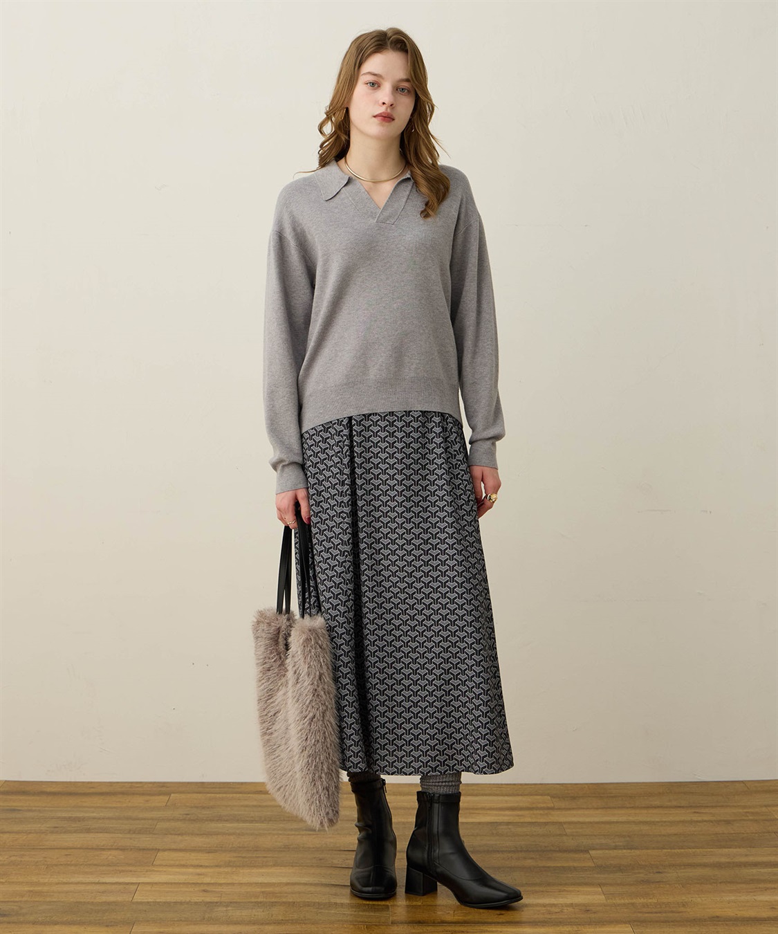 LE SOUK HOLIDAY スキッパーニットプルオーバー_sub_19