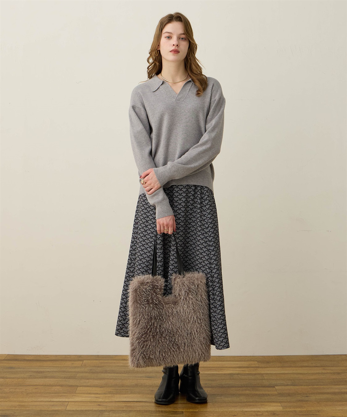 LE SOUK HOLIDAY スキッパーニットプルオーバー_sub_20