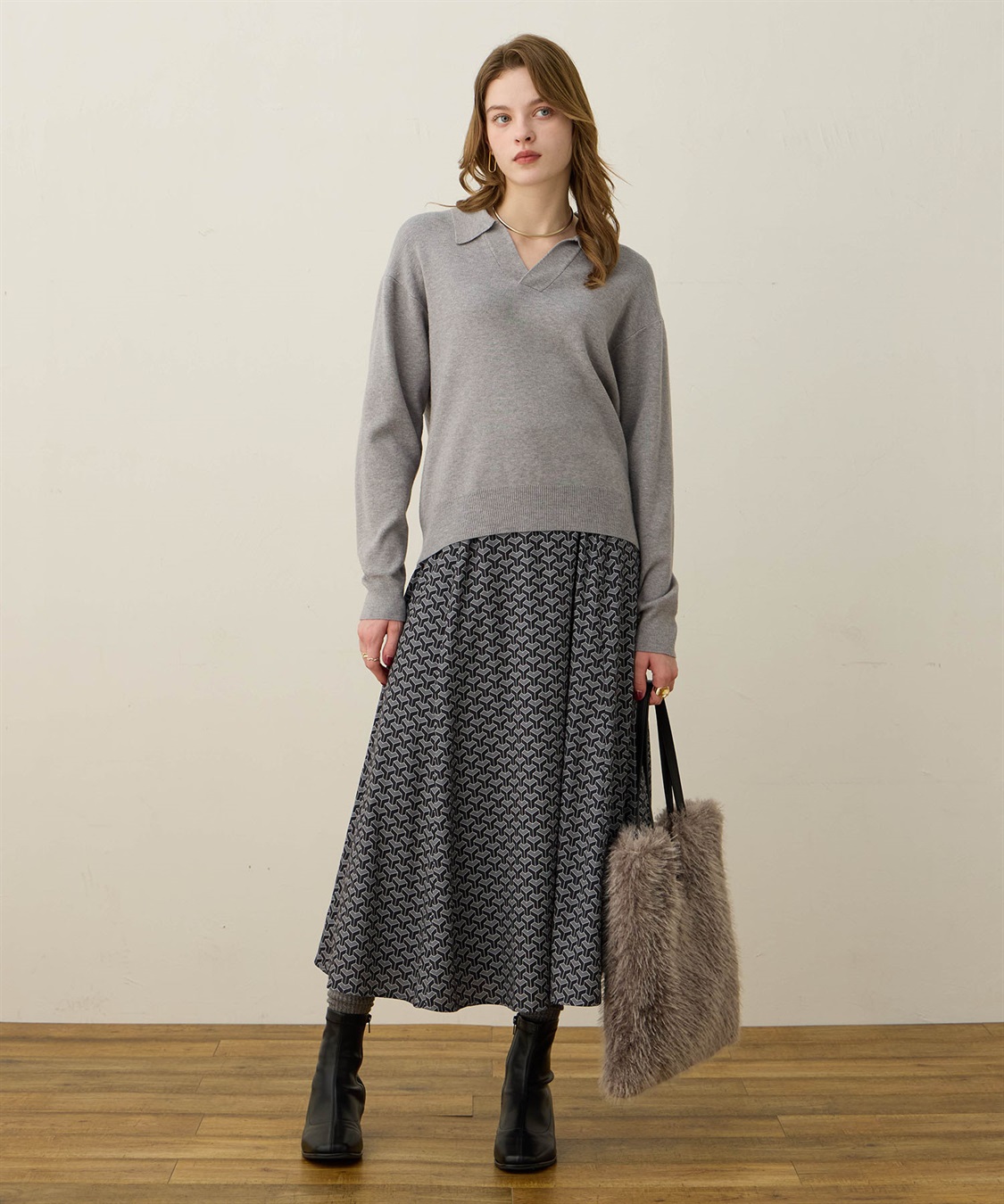 LE SOUK HOLIDAY スキッパーニットプルオーバー_sub_21