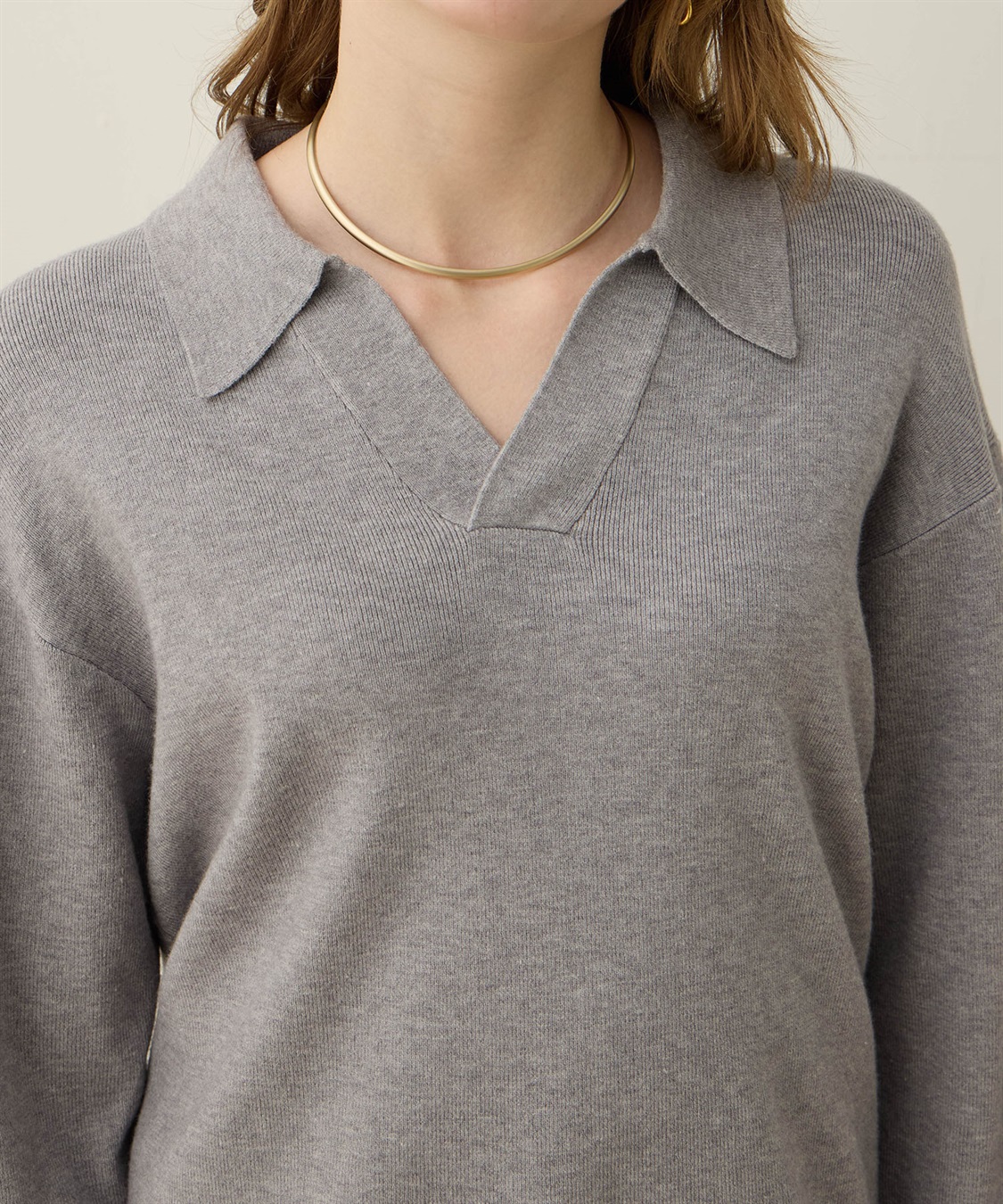 LE SOUK HOLIDAY スキッパーニットプルオーバー_sub_22