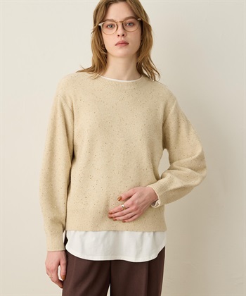 LE SOUK HOLIDAY スパンコールニットプルオーバー_subthumb_7