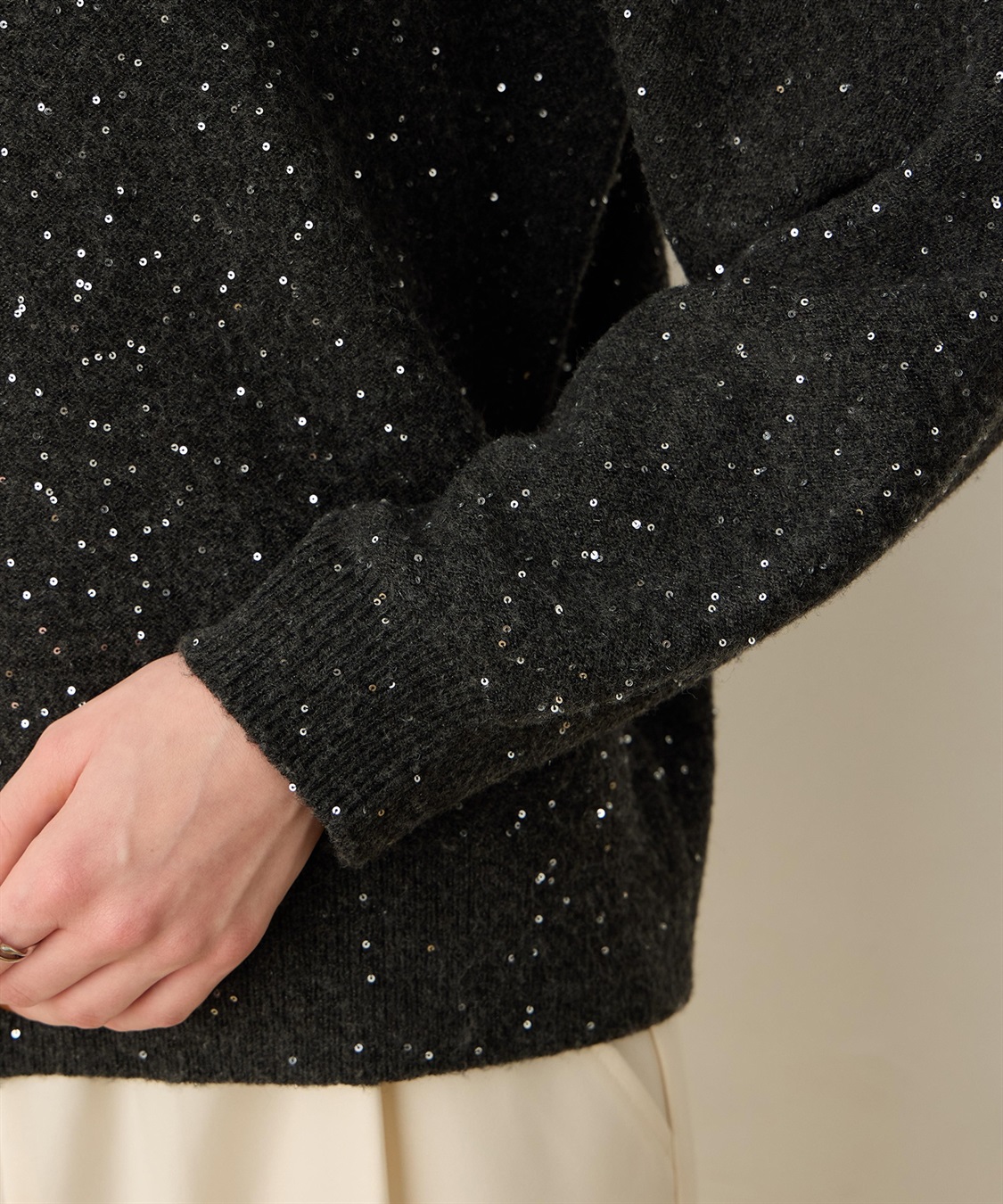 LE SOUK HOLIDAY スパンコールニットプルオーバー_sub_20