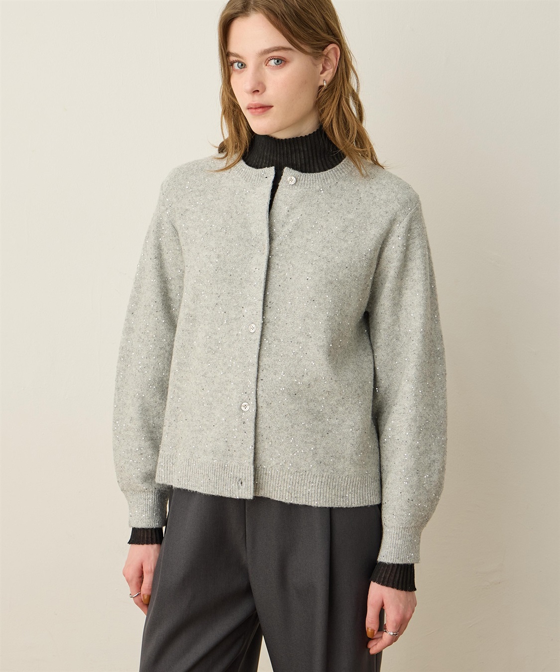 LE SOUK HOLIDAY スパンコールニットカーディガン_sub_6