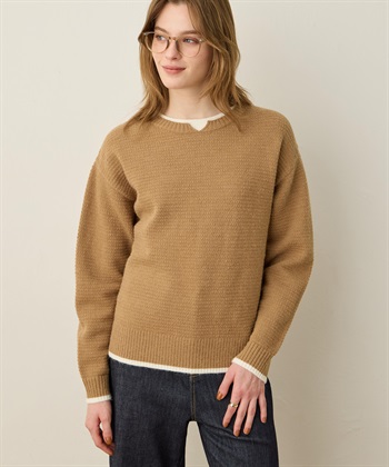 LE SOUK HOLIDAY レイヤードニットプルオーバー_subthumb_1