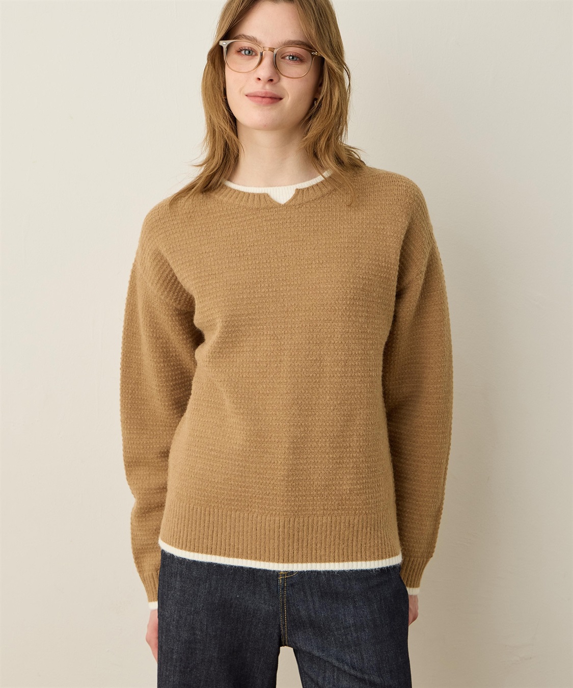 LE SOUK HOLIDAY レイヤードニットプルオーバー_sub_2