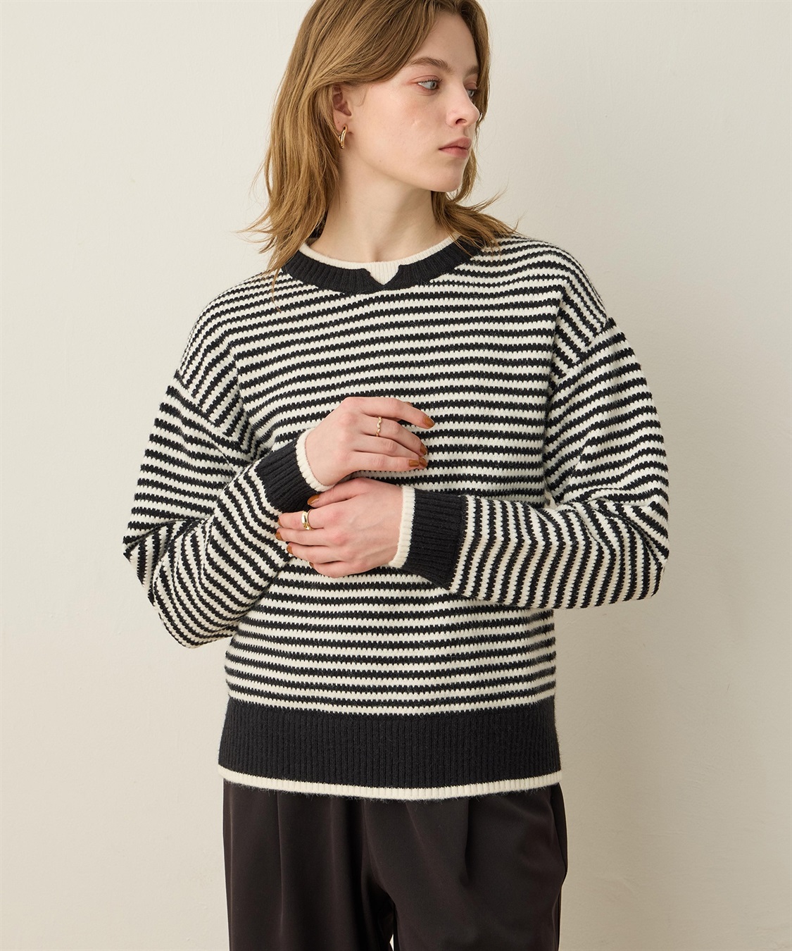 LE SOUK HOLIDAY レイヤードニットプルオーバー_sub_5