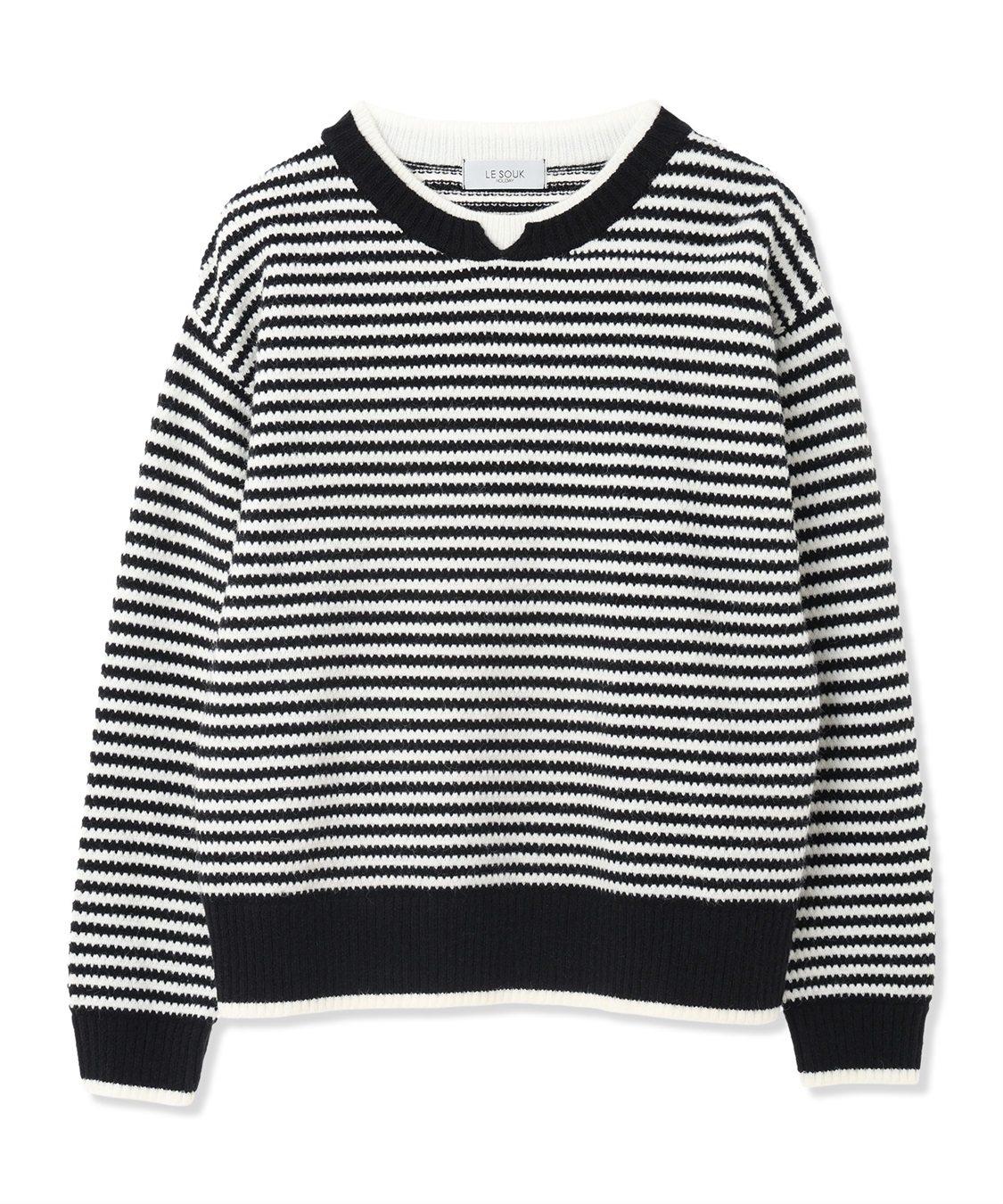 LE SOUK HOLIDAY レイヤードニットプルオーバー_sub_25