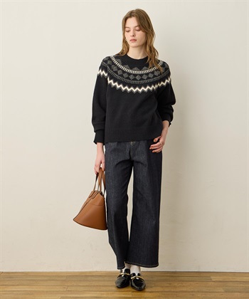 LE SOUK HOLIDAY 柄ニットプルオーバー_subthumb_9