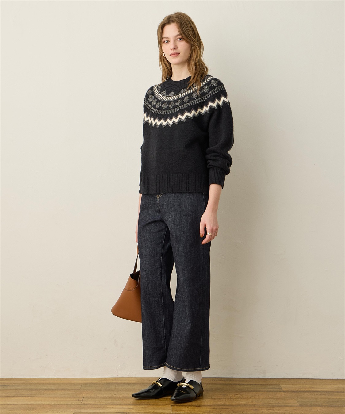 LE SOUK HOLIDAY 柄ニットプルオーバー_sub_10