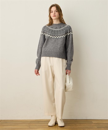 LE SOUK HOLIDAY 柄ニットプルオーバー_subthumb_13