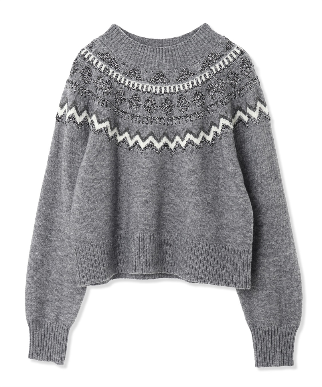 LE SOUK HOLIDAY 柄ニットプルオーバー_sub_19