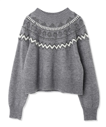 LE SOUK HOLIDAY 柄ニットプルオーバー_subthumb_19