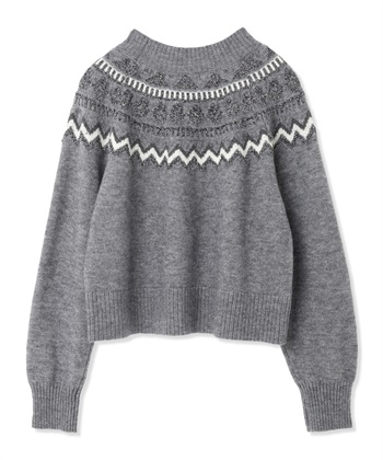 LE SOUK HOLIDAY 柄ニットプルオーバー_subthumb_20