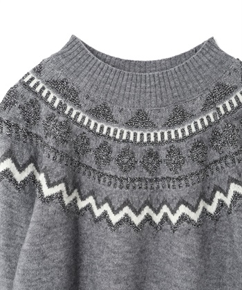 LE SOUK HOLIDAY 柄ニットプルオーバー_subthumb_21