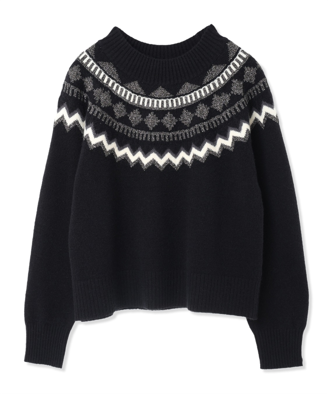 LE SOUK HOLIDAY 柄ニットプルオーバー_sub_25